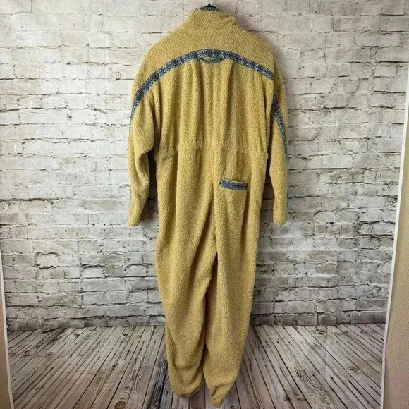 Urban Outfitters Women's One Piece Small Tan Pockets Polyester Pajamas Costume S - Picture 12 of 12